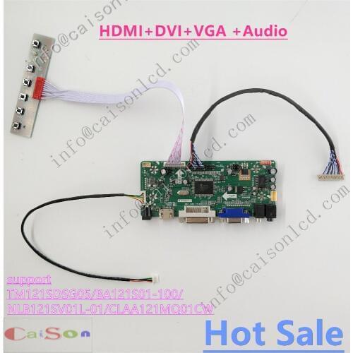 HDMI/DVI/VGA/AUDIO of LCD display board suitable for TM121SDSG05/BA121S01-100/NLB121SV01L-01/CLAA121MQ01CW