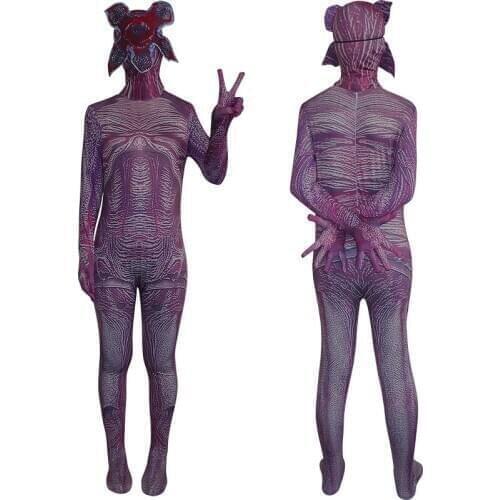 Halloween Terror Biochemistry Zombies Cosplay Costumes Stranger Things Chomper Jumpsuit Halloween Carnival Party Cos Costumes