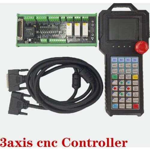 Used for engraving British 3-axis handheld cnc motion control system, engraving machine controller with emergency stop button
