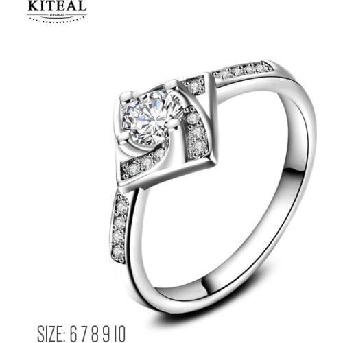 KITEAL 2018 newest size 10 6 7 8 9 Perfume women Knuckle Rings Square fashion style bague femme diy