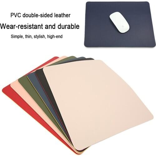 Mouse Pad PVC Leather Mousepad Desk Pad Gamer Mouse Pad Small Mouse Pad High Quality Keyboard Gaming Mat Waterproof Girl Micepad