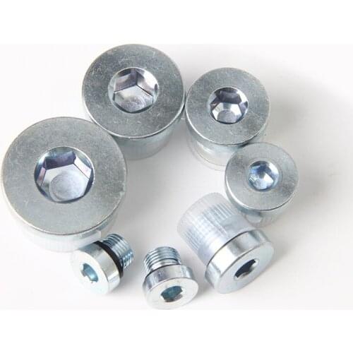 M8x1 M10X1 M12 M14 M16 M18 M20 M22X1.5 1/8 1/4 3/8 1/2 3/4 1inch ED Pneumatic joint connector end hole Nut cover cap plug