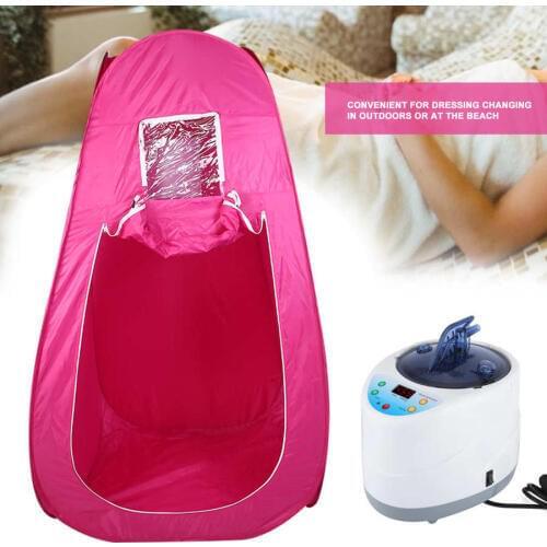 Durable Sauna Tent Household Portable Folding Large Space Outdoor Beach Dressing Changing Room Salon Spa Beach Sauna Tent