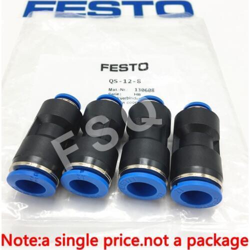 QS-6-4 153037 QS-8-6 QS-10-8 QS-12-8 QS-12-10 FESTO Push-in fittings QS standard series connector pneumatic component air tools