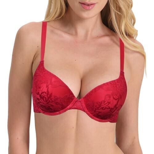 New Arrival YANDW Womens Sexy Bras Push Up Padded Wire Bone Quality Underwear Lace Brassiere Plus Size Bralette 6 Colors