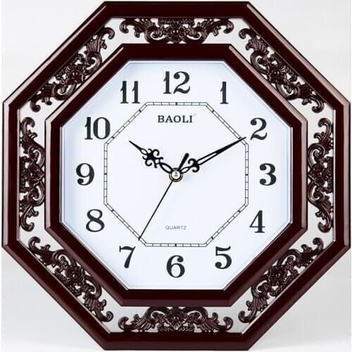 Chinese Style Creative Wall Clock Vintage 3d Silent Antique Wall Clock Modern Design Unique Duvar Saat Home Decor AD50WC