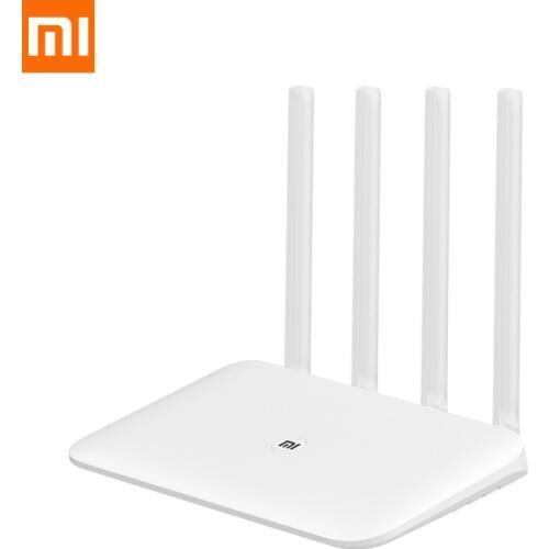 Original Xiaomi Mi WiFi Router 4 WiFi Repeater 2.4G 5GHz 128MB DDR3-1200 Dual Band Dual Core 880MHz APP Control Wireless Router