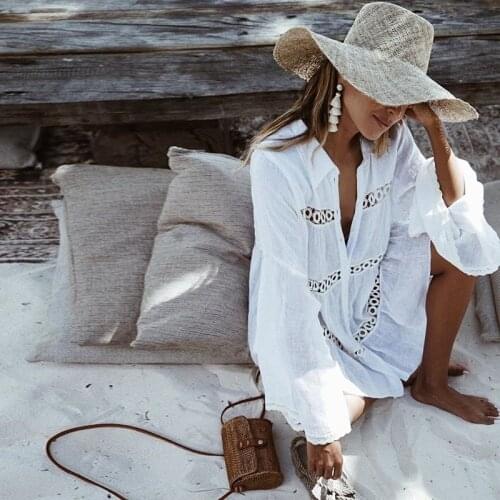 Beach Coverups for Women Transparent Mesh Bikini White Swimsuit Cover Up Beachwear Swimwear Women Plus Size Beach Dress 2021