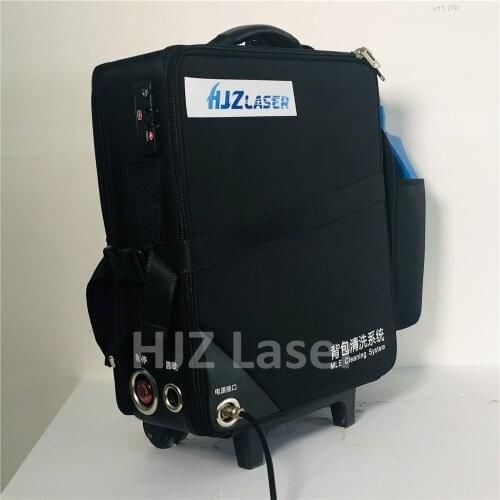 Luggage Portable Laser Cleaning of Metal Surfaces Fiber Laser Cleaning Machine for Rust Metal Mould