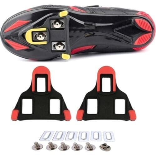 Durable Self-locking Bicycle Pedal Cleats Set Cycling Pedals Part Mountain Road Bike Accessories