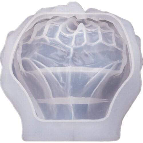 DIY Crystal Epoxy Mold, Ashtray Storage Box And Dish Set With Both Hands Folded Silicone Mold