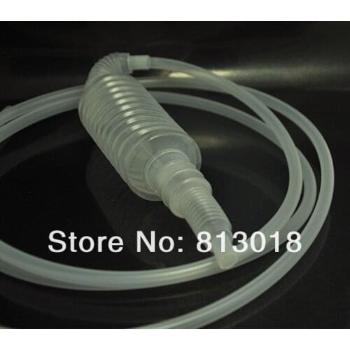 New Design 1.8m Practical Hand Manual Car Gas Fuel Oil Water Liquid Transfer Pump Tube, Fits Auto/ Motorcycle/ Fish Tank