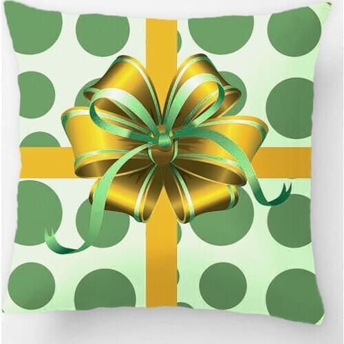 Modern Xmas Cream & Gold Polka Dots Throw Pillow Case Decorative Cushion Cover Pillowcase Customize Gift By Lvsure For Sofa Seat