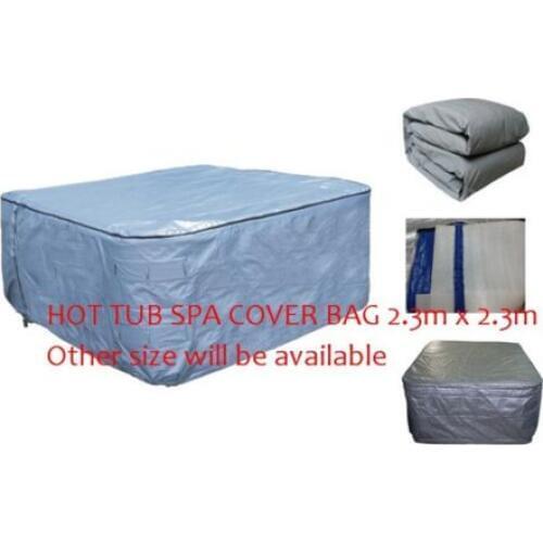 HOT TUB SPA Insulated COVER BAG 2300x2300x900mm Insulated UV Weatherproof