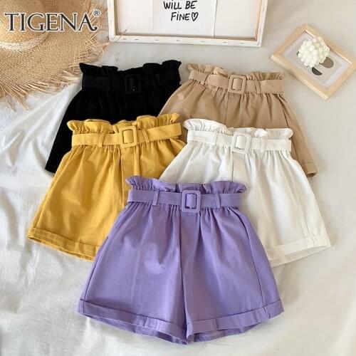 TIGENA Women's Cotton Shorts