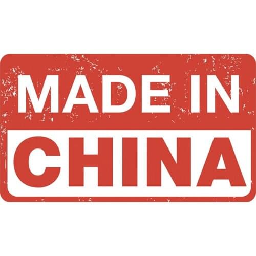 Personality for Made In China Vinyl Car Stickers Occlusion Scratch Decal Graffiti Windows Sunscreen Car Accessories Apply To Car