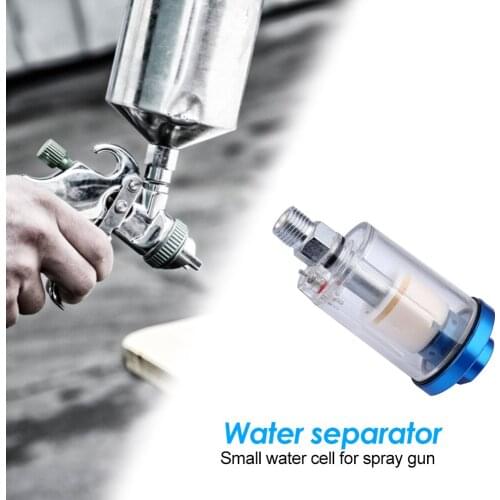High Pressure 1/4 inch Water Oil Separator Inline Air Hose Filter Moisture Trap for Compressor Spray Paint Gun Pneumatic Parts