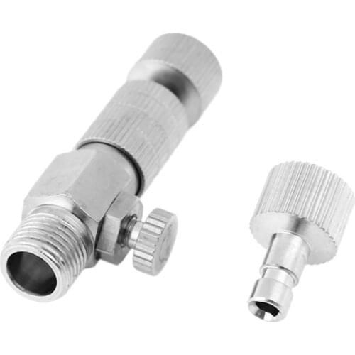 1PCS High Quality Airbrush Quick Release Coupling Disconnect Adapter with 1/8" Plug Fitting Part Accessories