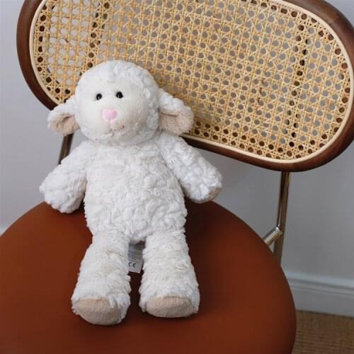 INS Japanese Cute Sheep Doll Toys Soft Stuffed Plush Animals Simulation Healing Department Lamb for Kids Children Gifts Toys