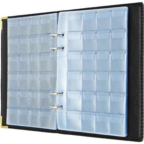 480 Pieces Coins Storage Book Commemorative Coin Collection Album Volume Folder Hold Mini Penny Coin Storage Bag