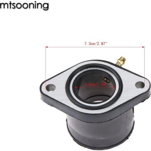 Mtsooning Motorcycle Carburetor Intake Manifold Adapter Interface Glue For YAMAHA XJR400 FZ400