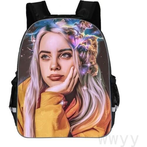 Brand Billie Eilish Backpack Boys Girls School Bag Men Women Rucksack School Bag Teens Daily Bags