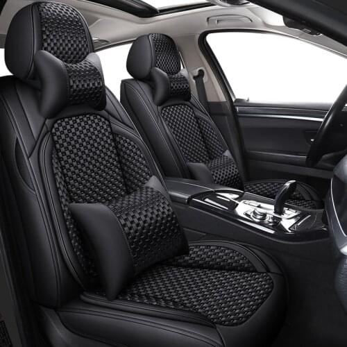 Flax Car seat covers For kia ceed sportage jd rio 3 4 soul 2020 seltos x line stinger carens morning shuma accessories
