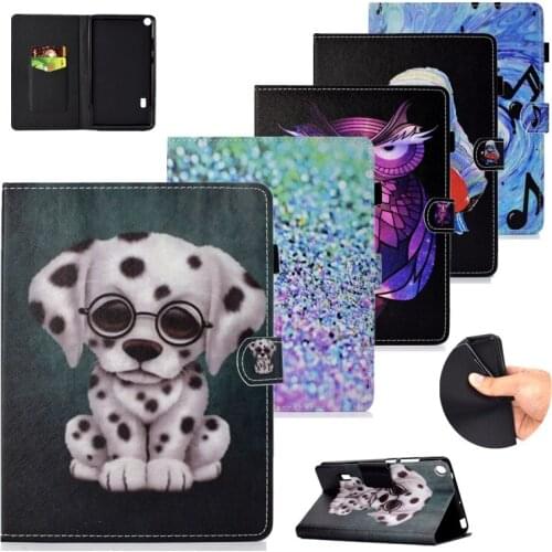 Tablet Case For Huawei MediaPad T3 7 WIFI BG2-W09 7.0 inch Case Cute Dog Cat Protector Cover PU Leather Wallet Flip Stand Holder