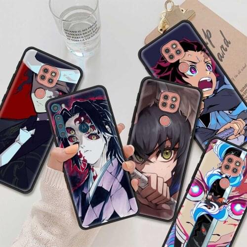 Phone Case For Moto G9 G8 Play Plus G60 G50 G40 G30 Fusion G20 G10 Power one Fusion G8 Power Llte E6S Demon Slayer Protagonist