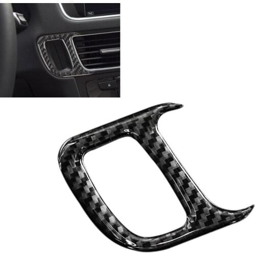 For Audi Q5 2009 2010 2011 2012 2013 2014 2015 2016 2017 Carbon Fiber Car Engine Start Key Hole Frame Cover