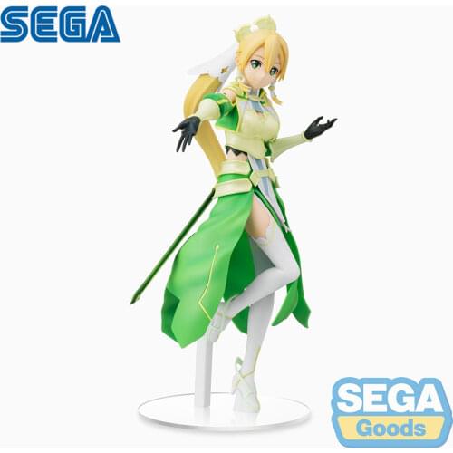 Glazovin Original Japanese Genuine Sega Sword Art Online Alicization Leafa PVC Action Collectable Figure Model Figurals Toys