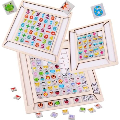 Animal Memory Matching Chess Children Brain Game Find Similar Picture Logical Thinking Parent-child Interaction Game Toy For Kid