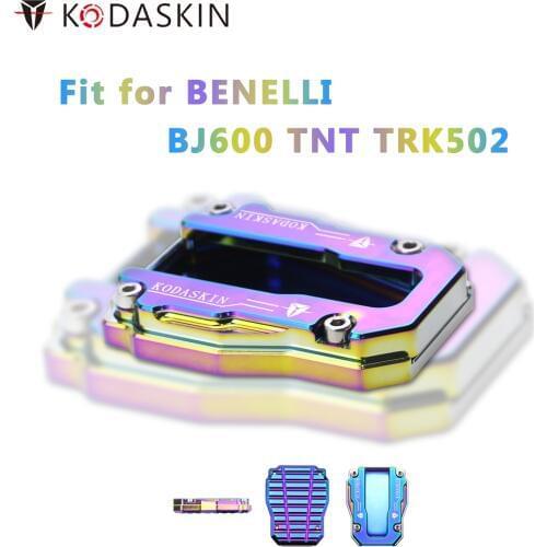 KODASKIN Motorcycle CNC Aluminum Side Stand Enlarge for Benelli BJ600 TNT TRK502