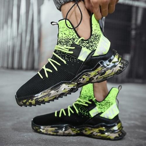 Hot Sale Black Sock Sneakers Men Breathable Cheap Male Shoes Casual Mesh Lightweight Blade Shoes Trainers Men Zapatillas Hombre