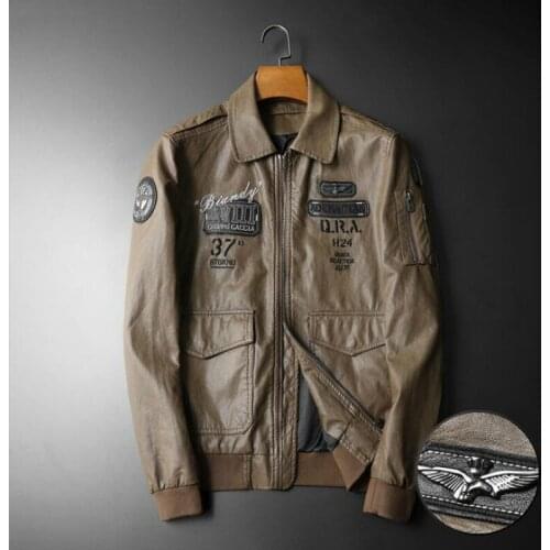 Trendy New Mens Autumn Winter Fashion Leather Jacket Men Slim Handsome Aviator PU Leather Jackets Youth male Motorcycle Coat