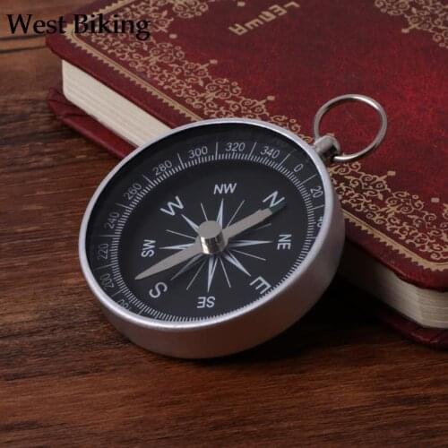 Mini Keychain Aluminum Compass Camping Wild Survival Travel Hiking Navigation