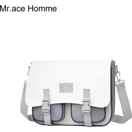 Mr．Ace Homme Women's Gray Bags