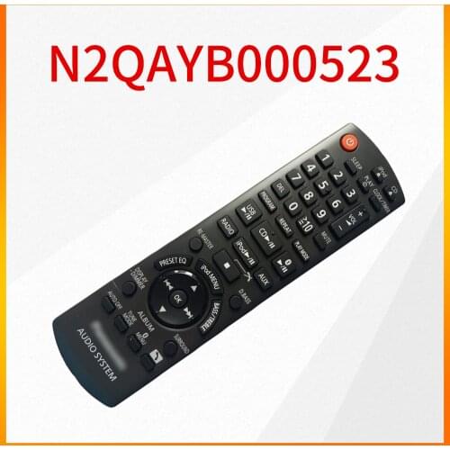 Original N2QAYB000523 Audio Remote Control For Panasonic SC-HC40 SA-HC40 Mini Combo