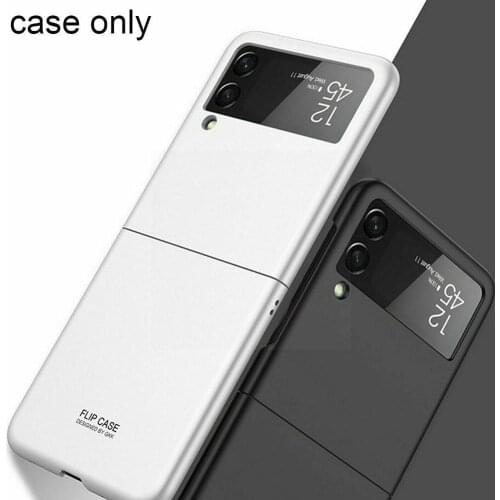 2in1 Folding Phone Case For Samsung Z Flip3 Matte Case Thin Cover Hard Plastic Flip3 For Galaxy Case Ultra Slim Z I0J7