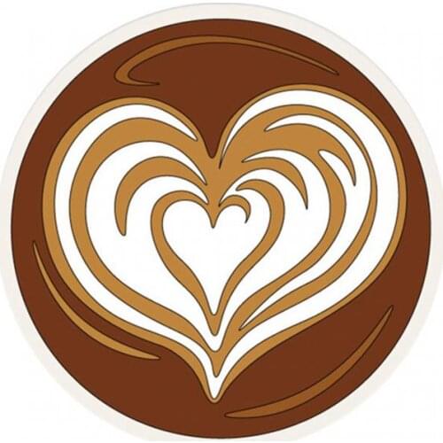 Heat Insulation Table Mat Family Office Anti-skid Tea Cup Milk Mug Coffee Cup Coaster Home Thickened Round Jacquard Coffee Pad