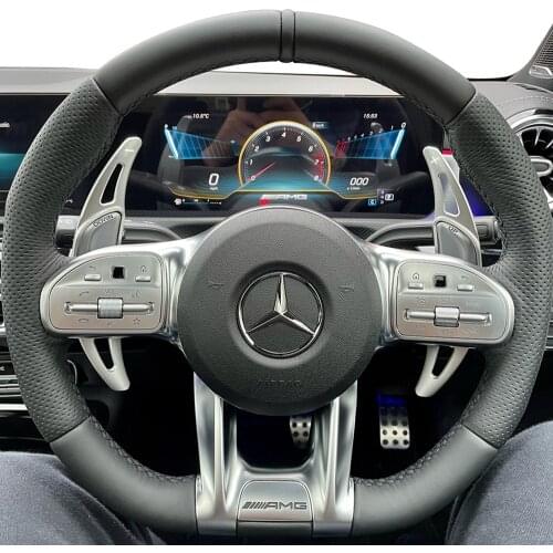 For Mercedes-Benz AMG GT Edition 50 GTR G63 GLE53 GLE63S GLC43 GLA45 GLA35 S65 Shift Paddles Extender Car Steering Wheel Sticker