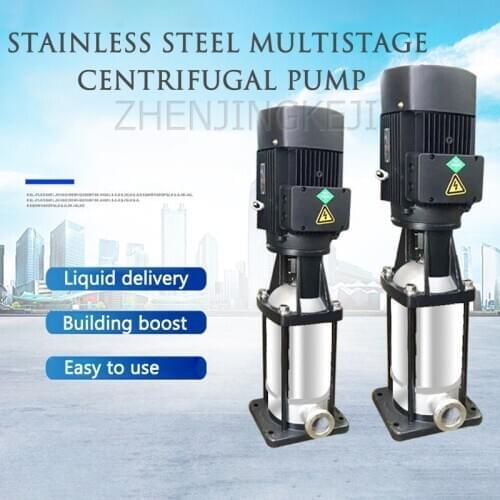 Vertical Centrifugal Pump Stainless Steel Multistage Machine Constant Pressure Water Supply Fire Fighting Supercharge Equipment