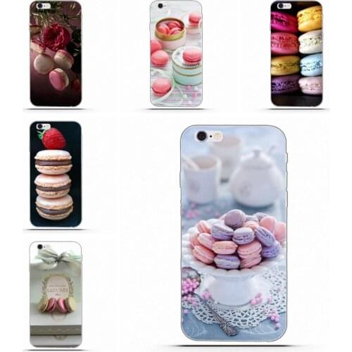 Wexoeq Soft TPU Original For Galaxy Alpha Core Prime Note 4 5 8 S3 S4 S5 S6 S7 S8 S9 mini edge Plus Paris Laduree Macaron