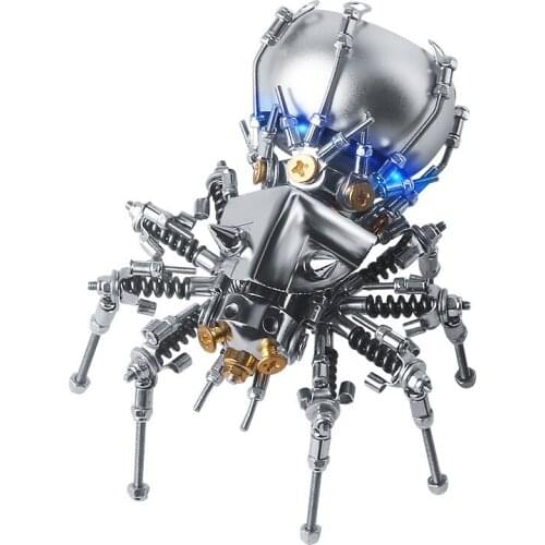 3D Magic Alien Spider Bluetooth Speaker Metal Puzzle DIY Assemble Building Blocks Toys Creative Gift For Men Desk Robot Figure