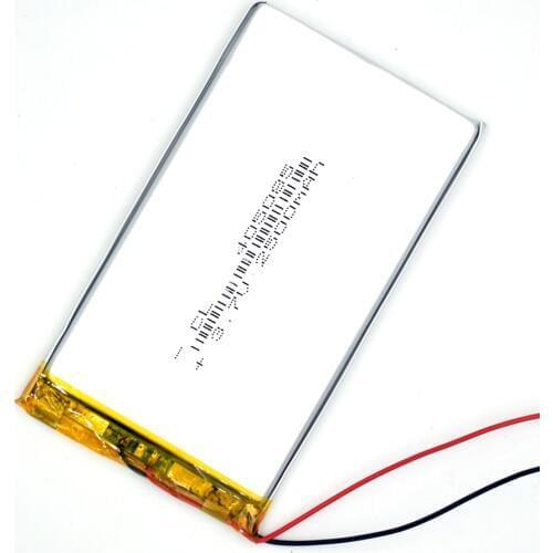 5pcs 3.7V 2500 mAh 405085 Li-Polymer Rechargeable Battery Li Po ion LI for GPS Bluetooth LED TOY MP3 MP4 045085