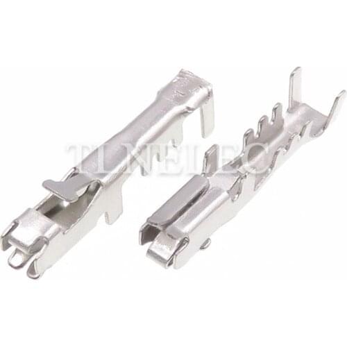 50pcs DJ624-T1.5A 1.5 Series Female Crimp Wiring Terminal Car Connector Splice Electrical Connection Terminal For Automobiles