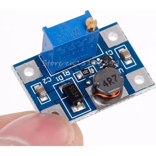 DC-DC 2-24V to 2-28V Adjustable Power Module 2A SX1308 Step Up Boost Converter Drop Ship