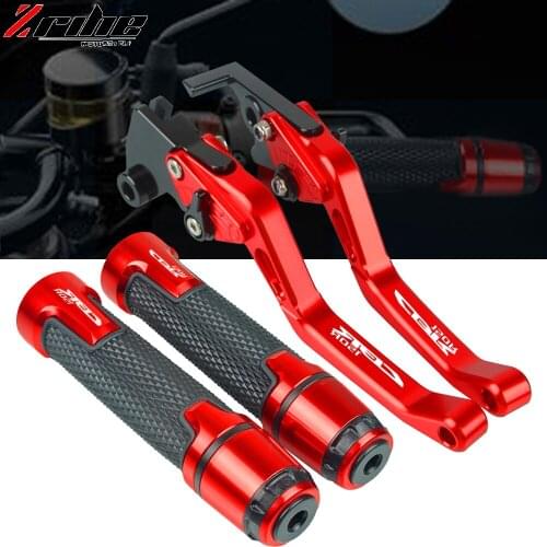 For Honda CBR125R CBR150R CBR 150R 2011 2012 2013 2014-2020 Motorcycle Adjustable Extendable Brake Clutch Levers Handlebar Grips