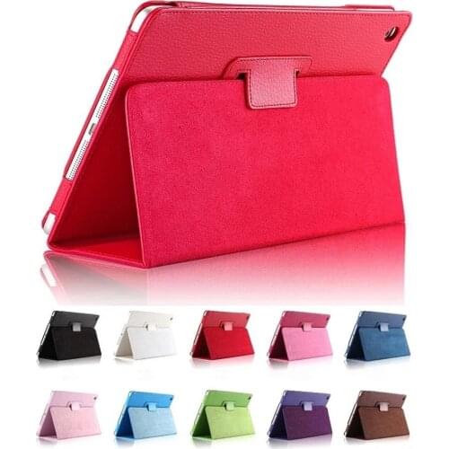 For ipad 7th generation Auto Wake Up Magnetic Smart Flip PU Leather for iPad case iPad 9.7 10.2in Full Body Protective Cover