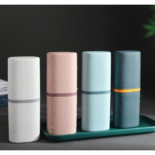 Travel Toothbrush Holder Box Outdoor Camping Plastic Toothbrush Toothpaste Storage Organizer Portable Bathroom Accessories